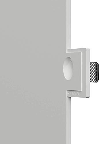 SEGNAPASSI IN GESSO CERAMICO CON EFFETTO LUCE INCLINATO 1XGU10 LED CSF035