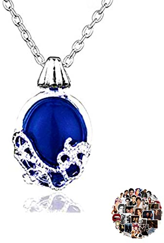 YouU The Vampire Diar.s Halskette Aufkleber Schmuck Set Daywalking Katherine Saphir Kristall Halsketten Elena Anhänger Halskette für Fans Cosplay Modeschmuck Gesamt 21 Stück
