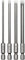 4 Pcs Flat Head Screwdriver Bit Set Slotted Screwdrivers Bits Magnetic 3mm 4mm 5mm 6mm 1/4 Inch Hex Shank 100mm Long
