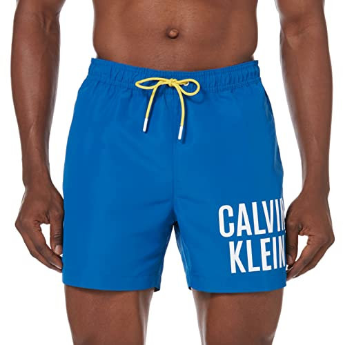 Calvin Klein Herren Schwimmen Medium Kordelzug, Dunkles Atoll, XL