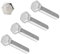 TERF® Bulloni esagonali M12 x 160 mm, completamente filettati, viti di fissaggio M12 (12 mm) x 160 mm a testa esagonale, confezione da 4