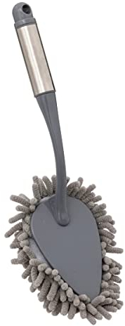 5five - spolverino piccolo in microfibra silver & clean grigio