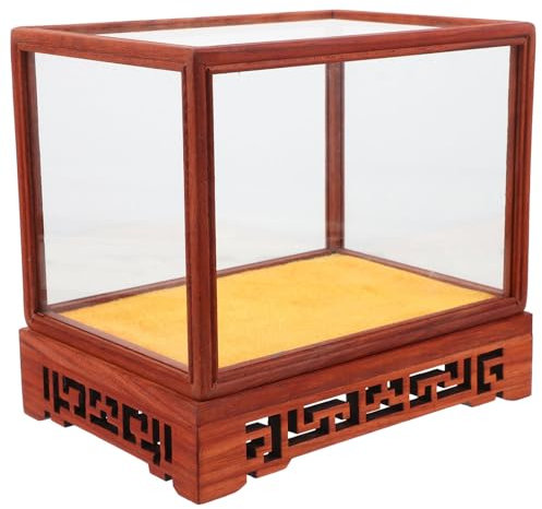 IMIKEYA Boîte De Rangement pour Figurines Vitrine Transparente avec Protection Antipoussière Idéale pour Décoration De Bureau Et Affichage Objets De Collection