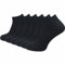 GAWILO Chaussettes basses 100% coton pour femmes (6 ou 10 paires) | Chaussettes courtes sans couture pressante (39-42, Noir - 6 paires)