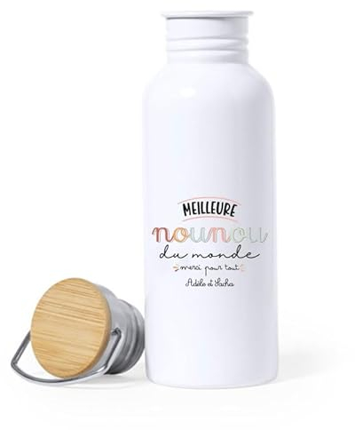 Ma Fabrique Perso - Gourde - Meilleure Nounou du Monde - Personnalisable