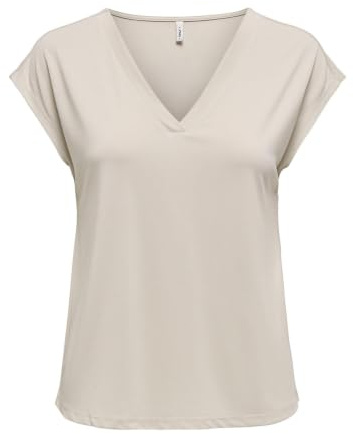 Onlfree S/S Mod.V-Neck Top JRS Noos