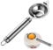 Eigelbtrenner,Eiertrenner Edelstahl,Eitrenner,Lebensmittelqualität 304 Edelstahl Eiweißtrenner,Egg Yolk Separator,Eiertrenner für Küchen DIY Backen Hilfsmittel Werkzeug (Spülmaschinenfest,225mm Lang)