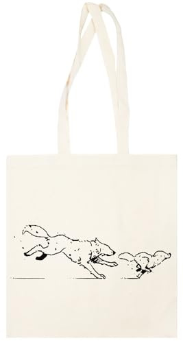Pinitotee Life Is Strange 2 - Running Wolves Design Unisex Beige Totebag Wiederverwendbare Tasche