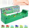 Tabletop-Pferderennen-Spiel, Pferderennspiel Elektrisch, Pferderennen Tischspiel mit 6 Pferde, Interaktives Tischfußball Tabletop Spiele, Pferderennen Spiel für Familien Partys