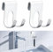 banjiabb 2 Stück Rasierer Halterung Dusche,Rasierhalter Dusche,Rasierer Halter,Rasiererhalter Dusche,Rasierer Halterung,Halterung Rasierer Dusche,Rasierhalter,für Badezimmer Küche Organizer(Silber)