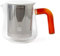 Carl Henkel - ARCA X-Tract Brew Kaffee Dauerfilter 0,6 l mit amber Griff - Kaffeebereiter für 2-3 Tassen - Kaffee-Brühkanne aus Glas mit Edelstahlfilter. Kein Filterpapier notwendig