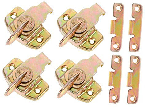 Housoutil 4 Stück Tisch Schnallen Eisen Tischschlösser Mit Verriegelung Für Esstisch Schranktür Schnalle Möbelverbinder Einfache Montage