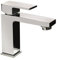 FROMAC [Made in Italy] Miscelatore Lavabo Bagno | Rubinetto Monocomando in Ottone Cromato | Click-Clack Incluso | Design Moderno | Universale 3/8