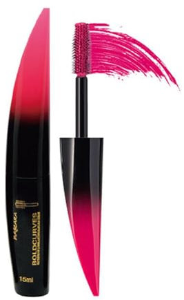 Mascara Waterproof Long,Mascara Vert,Mascara Volume Noir Intense,Mascara Couleur, Mascara volume et longueur, Convient aux Yeux Sensibles, Teinte (Rose, 15ml)