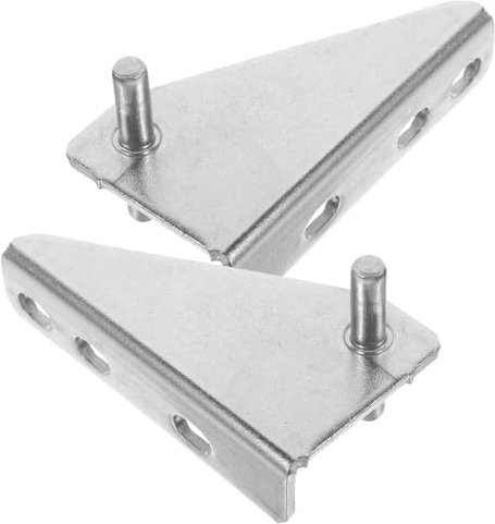 FIXOSHEE 2piezas Bisagra De Refrigerador De Acero Inoxidable Bisagra Para Puerta De Congelador Accesorio De Repuesto Para Refrigerador Para Reparación De De Congelador