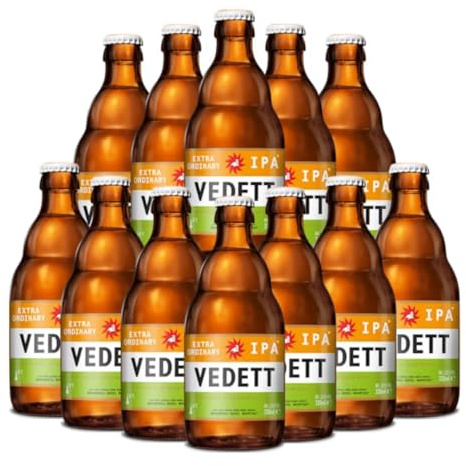 Vedett EXTRA ORDINARY IPA Belgian IPA 330 ml Bottles, 12 Pack | ABV 5.5%
