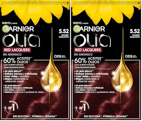 GARNIER OLIA 5.52 MALBEC EXQUISITO (Paquete de 2)