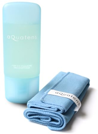 aQuatens Brillenreinigunsgel 75 ml inkl. Mikrofasertuch – Brillenreinigung
