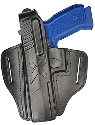 VlaMiTex B15Li Leder Holster für CZ Shadow 2 / P-09 / SP-01 Phantom/CZ 97B / Shadow Links LINKSHÄNDER