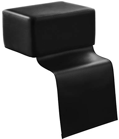 Physa - Friseur Kindersitz Sitzerhöhung Torus (20 cm Erhöhung, 30 x 40 cm, Schaumstofffüllung, Kunstleder) Schwarz