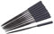 Utoolmart Lime triangolari in acciaio al carbonio 160mm Lunghezza totale Dente centrale Doppio grano Plastica Manico antiscivolo Pietra Vetro Metallo Lime ad ago per rettifica 10 pezzi