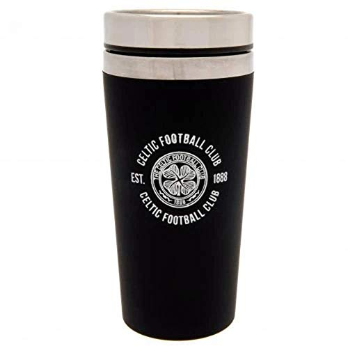 Celtic FC Executive Travel Mug (One Size) (Black)