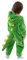 LOLANTA Costume da Dinosauro per Bambino, Costume in Pile Felpa con Cappuccio a Forma di Dinosauro (Verde,12-15 mesi