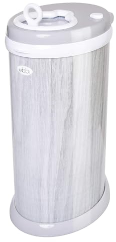 Ubbi Cubo de basura de acero con bloqueo de olores, no requiere bolsa especial, ahorro de dinero, galardonado, diseño moderno, papelera imprescindible para la lista de regalos