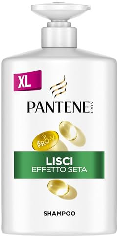 Pantene Shampoo Lisci Effetto Seta per capelli Crespi e Opachi, con Pro-V e Active Nutri-Plex 1000ml