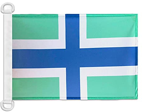 AZ FLAG Gloucestershire New county Nautical Flag 18'' x 12'', County of Glos., England flags 30 x 45 cm, Banner 12x18 in for boat