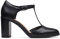Clarks Freva85 Bar, Pompa Donna, Pelle Nera, 38 EU