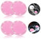 cobee Bling Sottobicchieri per Auto, 4 Pezzi 2.75'' x 2.75'' Supporto per Tazza per Veicolo Universale Inserto Sottobicchiere con Inserto Antiscivolo in Silicone (Rosa)