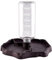 QIODAZOO Bol d'eau de Nourriture pour Reptiles, Bol Reptiles 2 en 1 de Nnourriture, 270ML Distributeur d'eau pour Reptile Tortue Terrestre, Marron