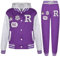A2Z 4 Kids Unisex Mädchen Jungen Baseball Trainingsanzug R Mode Fuchs - T.S Baseball FOX Purple & Grey 11-12.