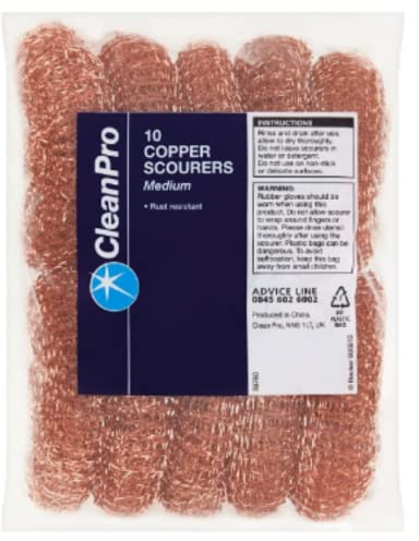 CleanPro 10 Copper Scourers Medium x Case of 1