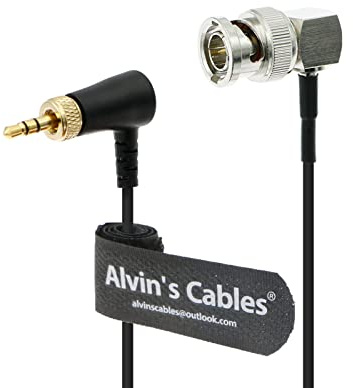 Alvin's Cables Cavo timecode TRS da 3,5 mm a BNC per Canon C70 per Sony F55 FX9, Zaxcom, Zoom F4 | F8| F8n da Deity Tentacle Sync Timecode Generator Box 50 cm | 19,7 pollici