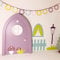 TinyFoxes Leuchtsticker Feenwelt - Wandtattoo für die Dekoration im Kinderzimmer - leuchtet im Dunkeln - magische Welt bei Tag und bei Nacht - von Kristin Franke