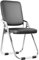 Klappstuhl Klappstuhl Gepolstert Küche Balkonlounge Rückenlehnenstuhl, Hauptfaltbarer Speisender Stuhl, Bequemer Computerstuhl des Büros, PU-Leder (Color : Schwarz, S : 46 * 55 * 86cm)