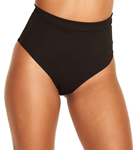 EVELUST Rave Booty Shorts für Damen – Hoch Taillierte Badeshorts Scrunch Sporthose Kurze Leggings Gothic Festival Outfits(ElectroBlack, 2XL, 1320w)