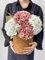 JINWOE 2 gelbe + 2 weiße Hortensien künstliche Blumen, 53,3 cm, lebensechte Vintage-Hortensien, Seide, Halloween, Weihnachten, Hochzeit, Blumenstrauß, künstliche Blumen für Tafelaufsätze, Tische,