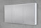 Intarbad ~ Spiegelschrank 130 cm 3 Türig ohne Beleuchtung