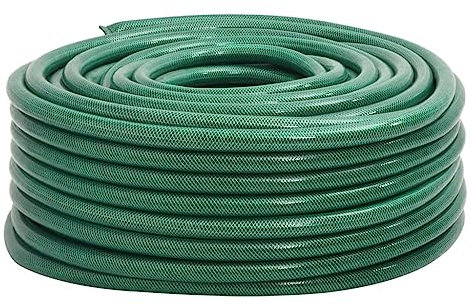 vidaXL Gartenschlauch, Wasserschlauch Effiziente Bewässerung, Flexibel Schlauch Arbeitsdruck 4-12 bar, Bewässerungsschlauch, Grün 1 50m PVC
