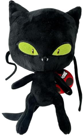 Soma Miraculous Ladybug Cat Noir Plagg Tikki – Kwami Lifesize Plagg Kuscheltier Plüsch Plüschtier (Miraculous Plagg 30 cm)
