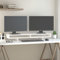 Homgoday Monitor Stand Solid Pine White 100x27x14cm