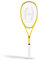 Harrow Sports Vapor 110 Squashschläger für Fortgeschrittene & Profispieler, Carbon-Graphit-Zusammensetzung für ultimative Leistung, leicht, 110 g, Gelb, Blau und Rot