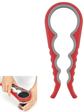 Abrelatas multifunción, abrebotellas, abrelatas manual de plástico, abrelatas para latas y botellas, desenroscar tapones domésticos profesionales, para cocina, restaurante, bar, ancianos