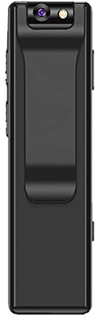 HD 1080P Mini Telecamera da Corpo, Telecamera da Corpo Indossabile con Audio e Video, Foto, Rilevamento del Movimento, Mini Body Camera Portatile per Sport/Conferenze/Aula/Ufficio/Casa/Viaggio
