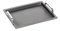 AMT Gastroguss Gastronorm - Grillplatte GN 2/3 glatt, Nicht-Induktion, 35,4 cm x 32,5 cm, 2 cm hoch, mit Edelstahlgriffen, Lotan® Antihaft-Veredelung, AMZN-23733-G