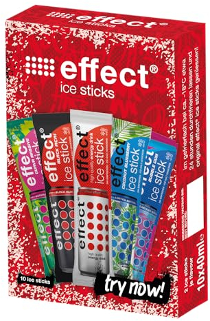 effect® ice sticks - 10er Pack - 10x Wassereis in 5 effect-Energy Geschmacksrichtungen - Perfekt für heiße Sommertage