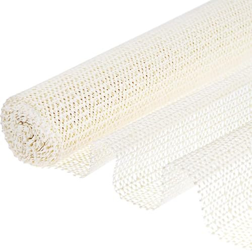 LUSEE Teppich Antirutschunterlage, 160x220cm Antirutschmatte für Teppich Teppichunterleger, PVC Schneidbar rutschfest Teppichstopper Anti Rutsch Teppichunterlage für Schubladen Regale Tablett
